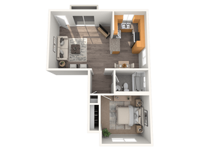 1 bed 1 bath 057 floor plan
